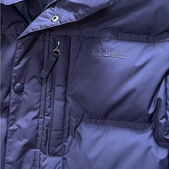 L.L. Bean Men's Mountain Insulated Down Quilted Puffer Vest Navy XL hmmm mm - Picture 5 of 11